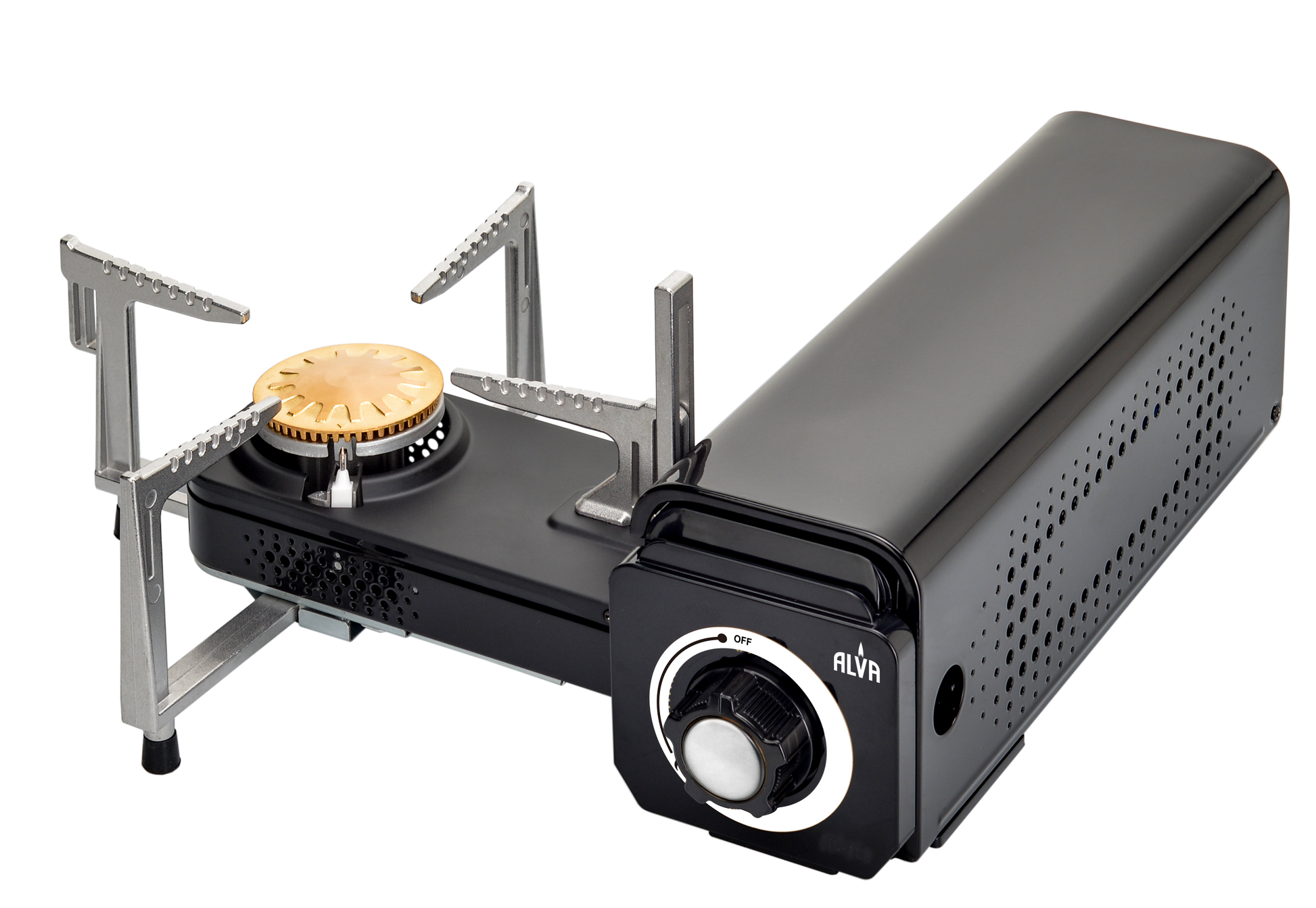 Alva Mini Fold-Up Butane Canister Camping Stove - Alva Mini Fold-Up Camping Stove