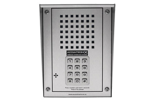 Accentronix Wireless 4G/LTE Mini Intercom - Includes Rain Shield
