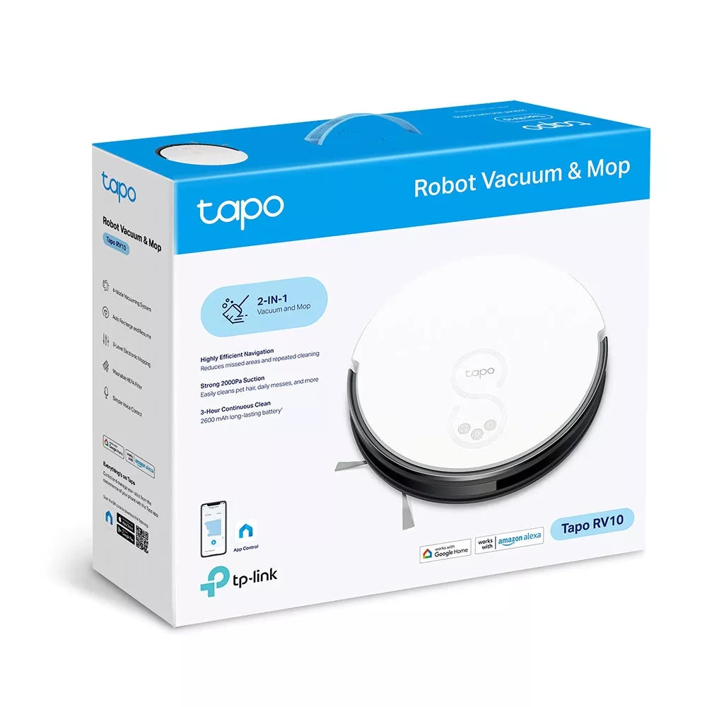 TP-Link Tapo RV10 Robot Vacuum & Mop | TP-TAPO-RV10