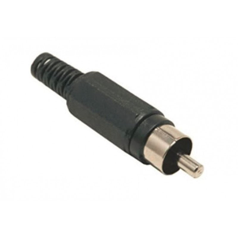 RCA Plug - Male Plastic Black