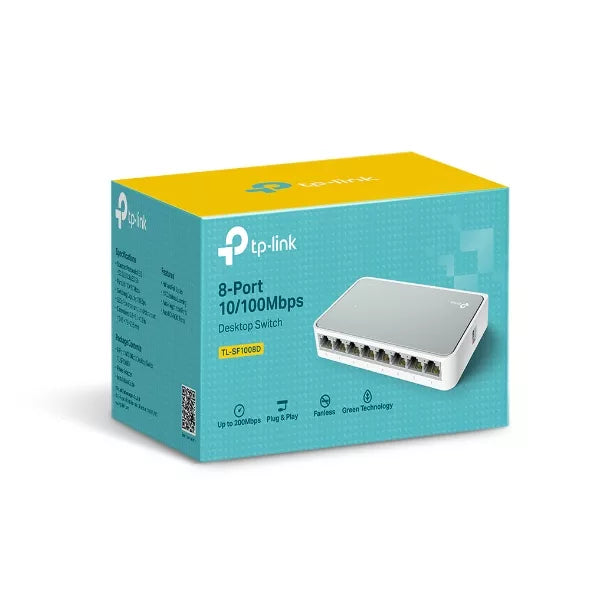 TP-Link 8-Port 10/100Mbps mini Desktop Switch | TL-SF1008D