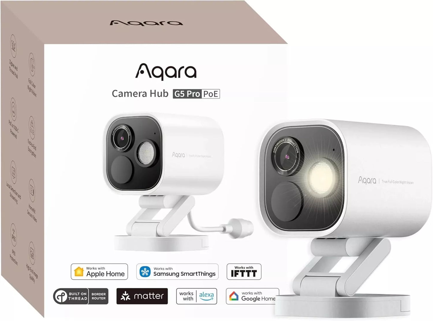Aqara Camera Hub G5 Pro (PoE, White) | AQ-HUB-CAM-G5-PRO-POE-W