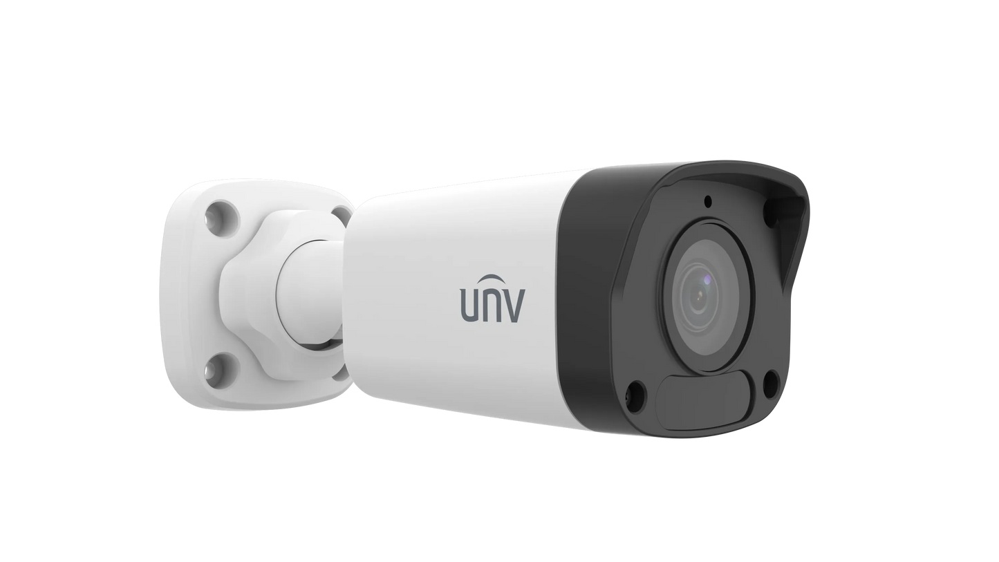 Uniview UNV 4MP Fixed Mini Bullet IP Camera 2.8mm | IPC2124LB-AF28-A2