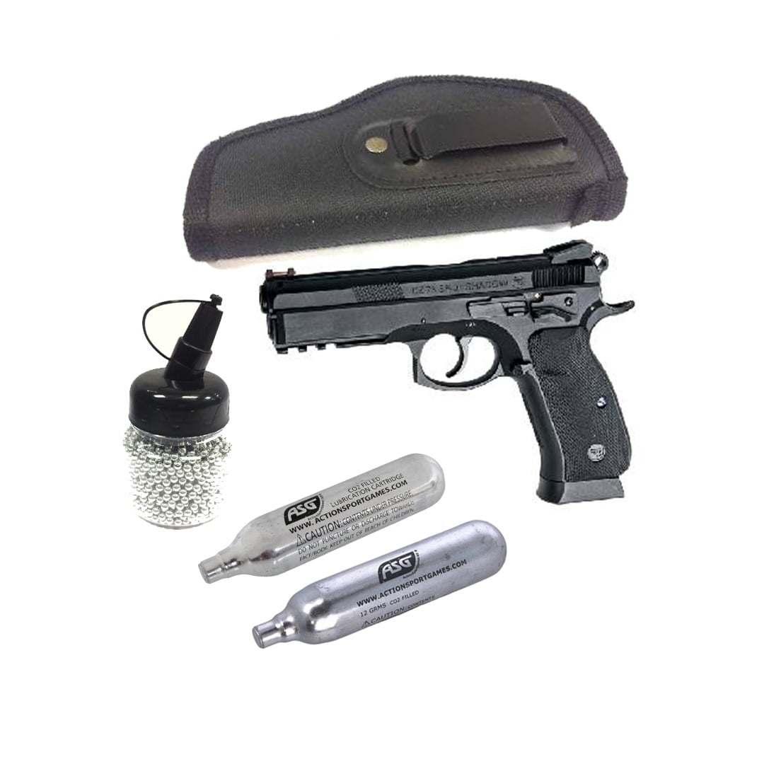 ASG SP-01 Shadow 4.5mm BB Pistol Combo