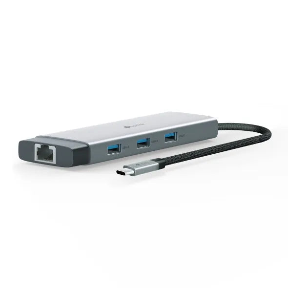TP-Link Type-C 9-Port Hub 1×USB-C  1×HDMI 4K 60Hz 1×USB-C PD 100W 1×RJ45 1×SD 1×microSD 3×USB-A 3.0 1×USB-C 3.0