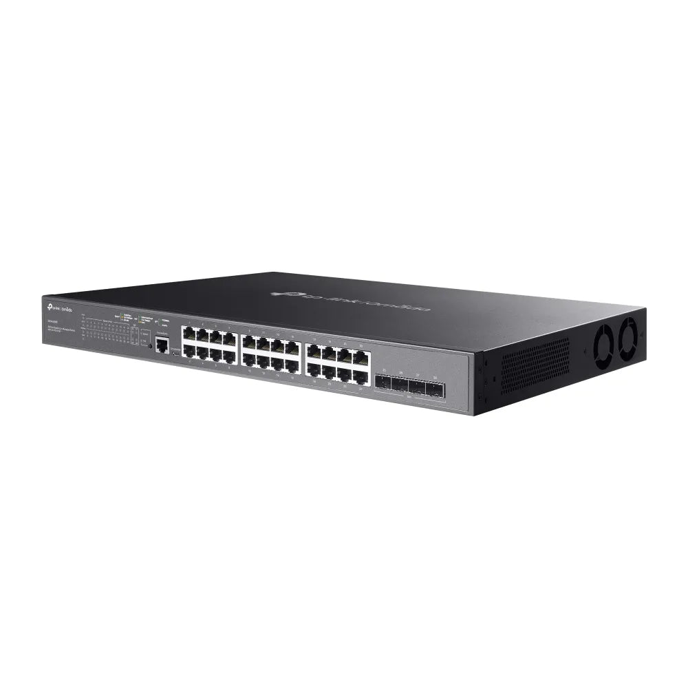TP-Link Omada 28-Port PoE+ Gigabit L2+ Managed Switch with 4 SFP Slots