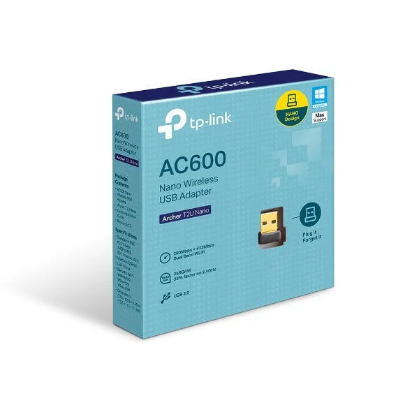 TP-Link AC600 Nano WiFi USB Adapter | Archer T2U Nano