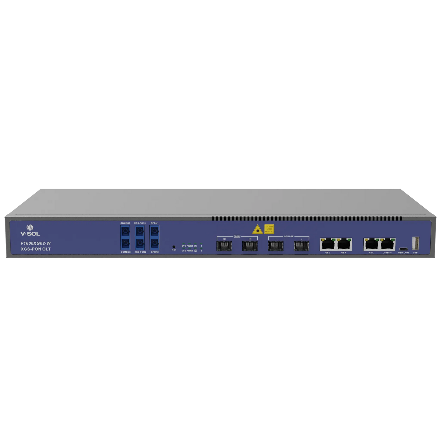 VSOL 2 Port XG/XGS PON OLT with built-in WDM | V1600XG02-W