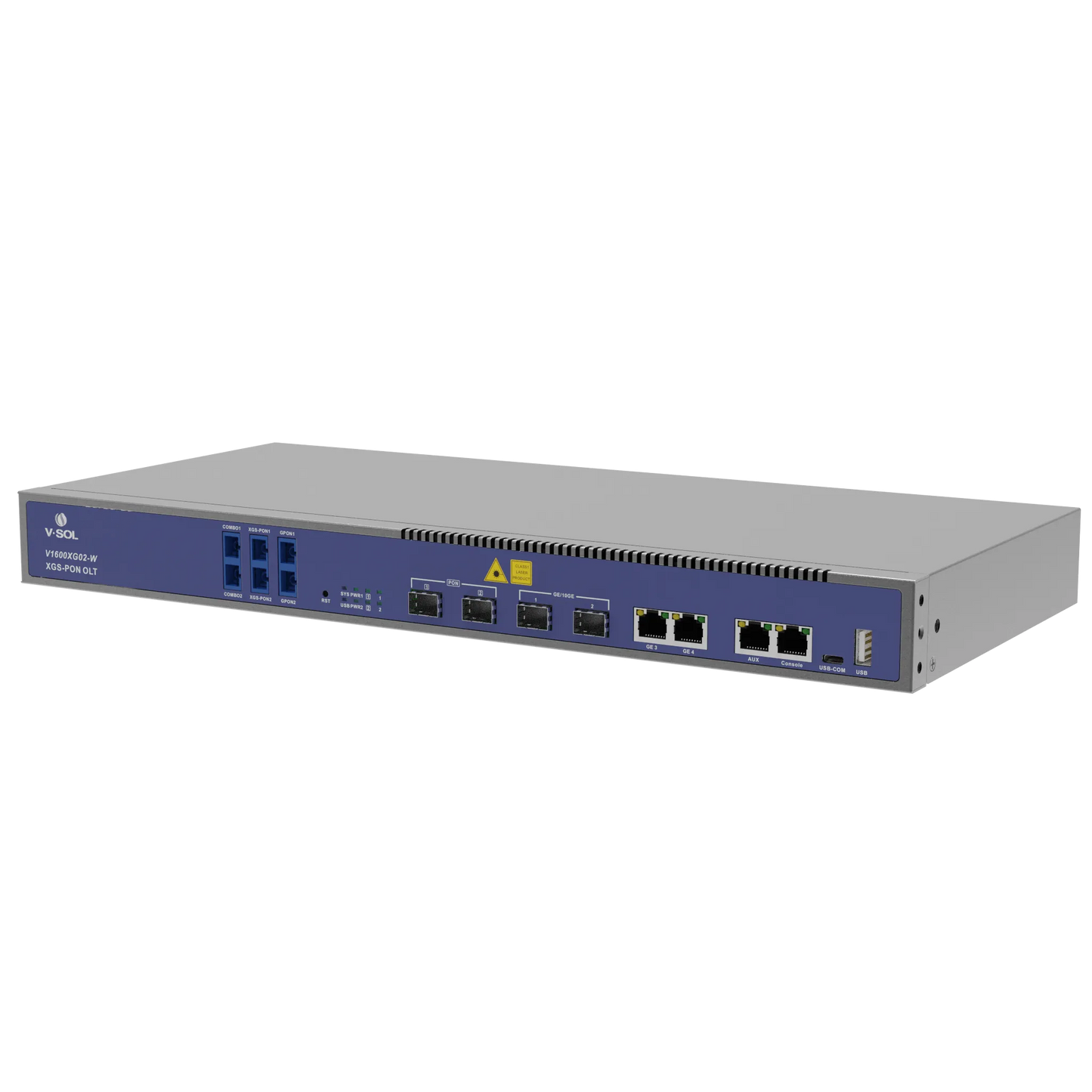 VSOL 2 Port XG/XGS PON OLT with built-in WDM | V1600XG02-W