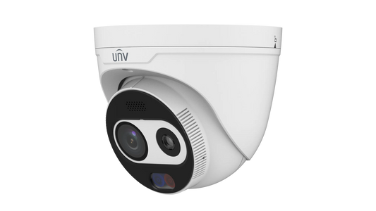 Uniview UNV 4MP Thermal Dual Spectrum Turret IP Camera 4mm(3mm Thermal) | TIC3612SA-F3-4F4AC-I1