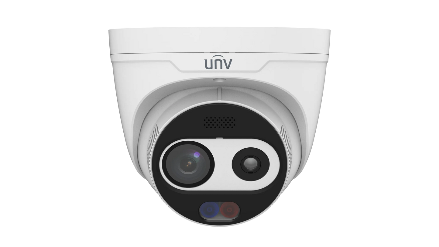 Uniview UNV 4MP Thermal Dual Spectrum Turret IP Camera 4mm(3mm Thermal) | TIC3612SA-F3-4F4AC-I1