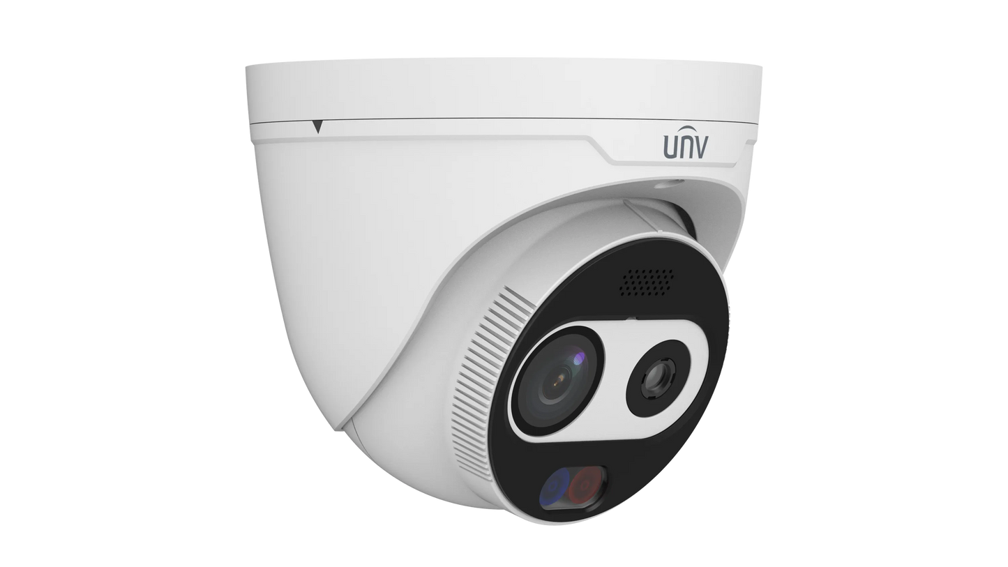 Uniview UNV 4MP Thermal Dual Spectrum Turret IP Camera 4mm(3mm Thermal) | TIC3612SA-F3-4F4AC-I1