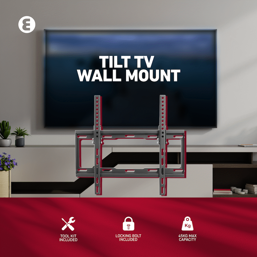 Ellies Solid series Tilt Tv Wall Mount For 32" - 55" TVs - Guards On Duty Shop & Security Guards