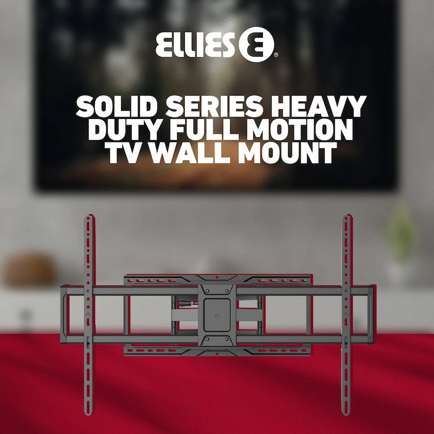 Ellies Solid Series Heavy Duty Full Motion TV Wall Mount 50" -105" - Guards On Duty Shop & Security Guards