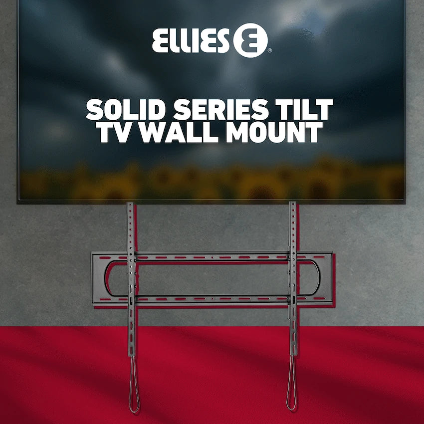 Ellies Solid Series Heavy Duty  Tilt TV Wall Mount  60" - 120" TVs - Guards On Duty Shop & Security Guards