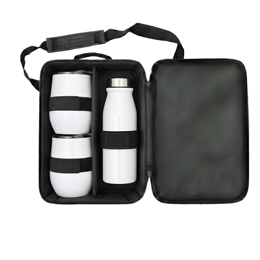 White Edition Bottle & Mug Gift Set