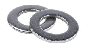 Flat Zinc Plated 8x25x2 Washer | 16 pack
