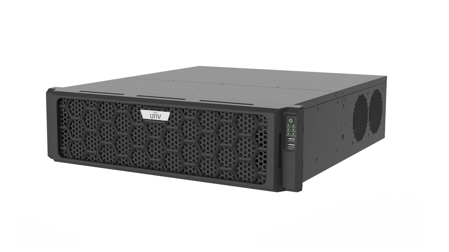UNV - Ultra H.265 - 128 Channel NVR with 16 Hard Drive Slots - PRO Series