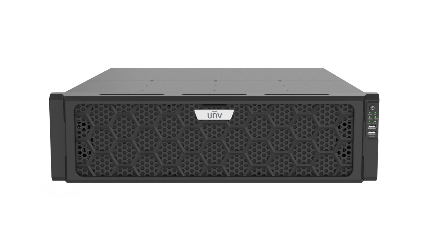UNV - Ultra H.265 - 128 Channel NVR with 16 Hard Drive Slots - PRO Series