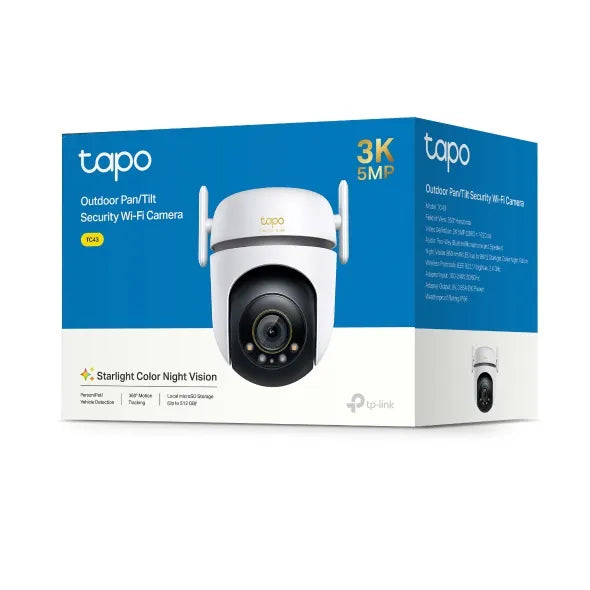 TP-Link Tapo 1080p Outdoor Pan/Tilt Wi-Fi Camera | TC43