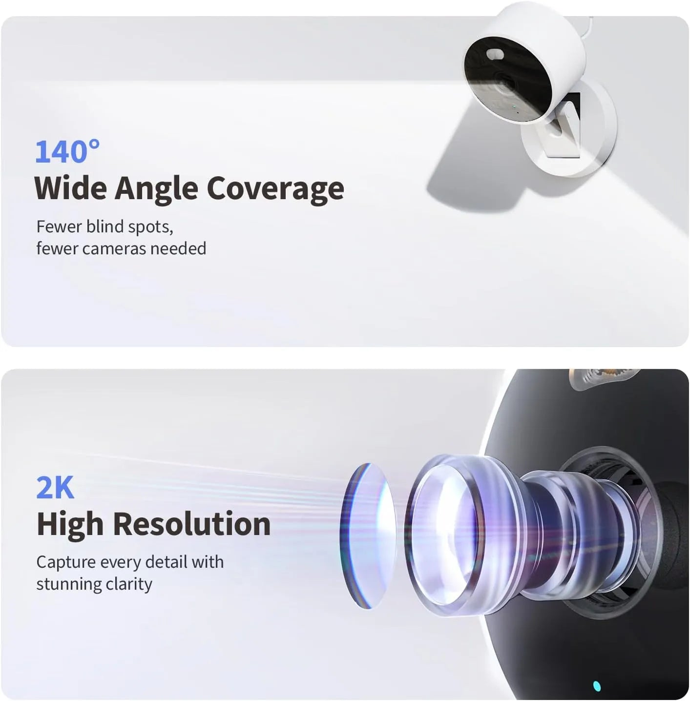 Aqara G100 Select 2K Security Camera White| AQ-CAM-G100-W