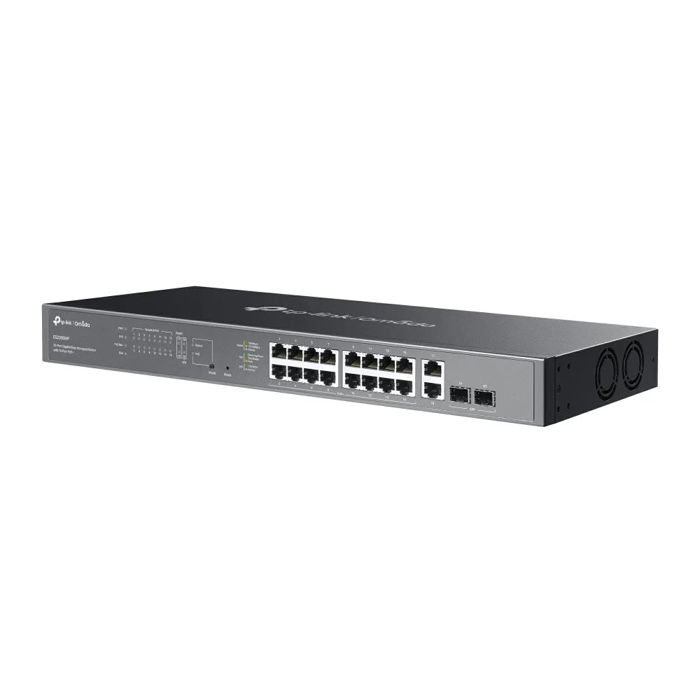 TP-Link Omada 20-Port Gigabit Easy Managed Switch with 16-Port PoE+