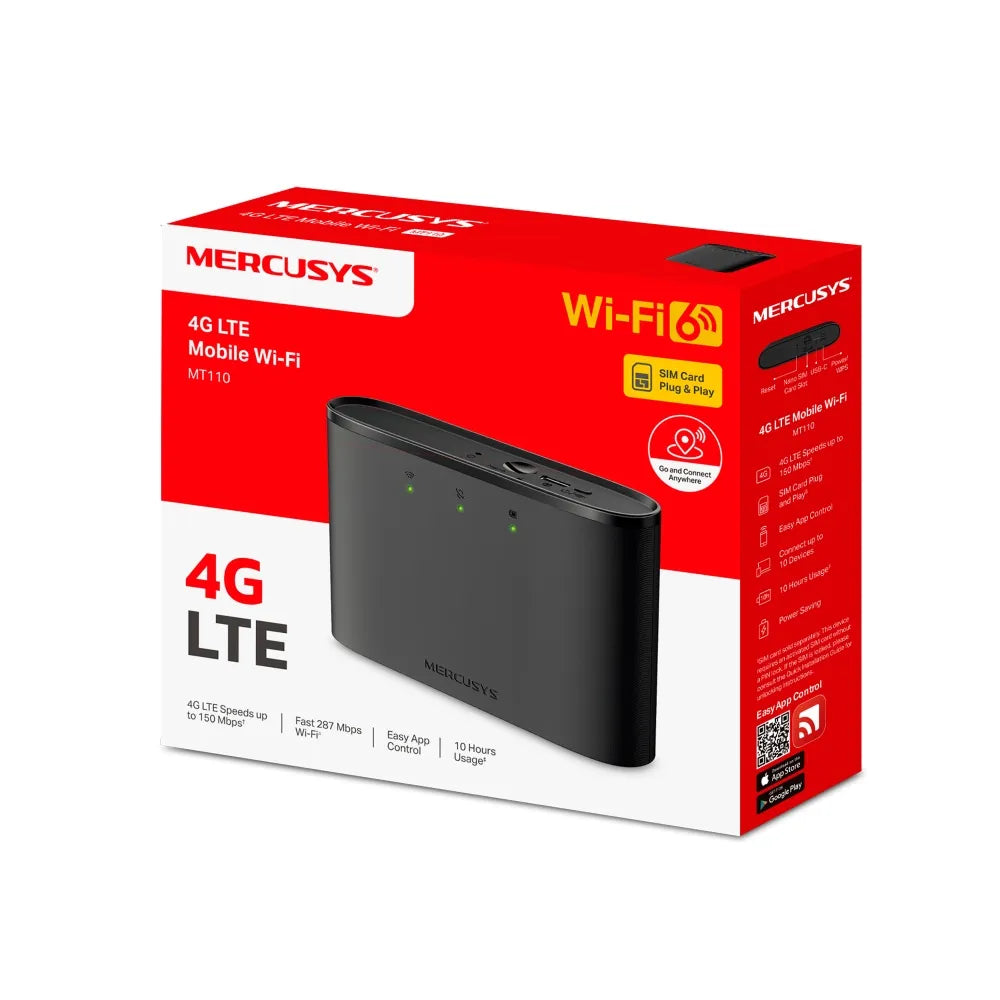 Mercusy MT110 4G LTE Mobile Wi-Fi Hotspot | MRC-MT110