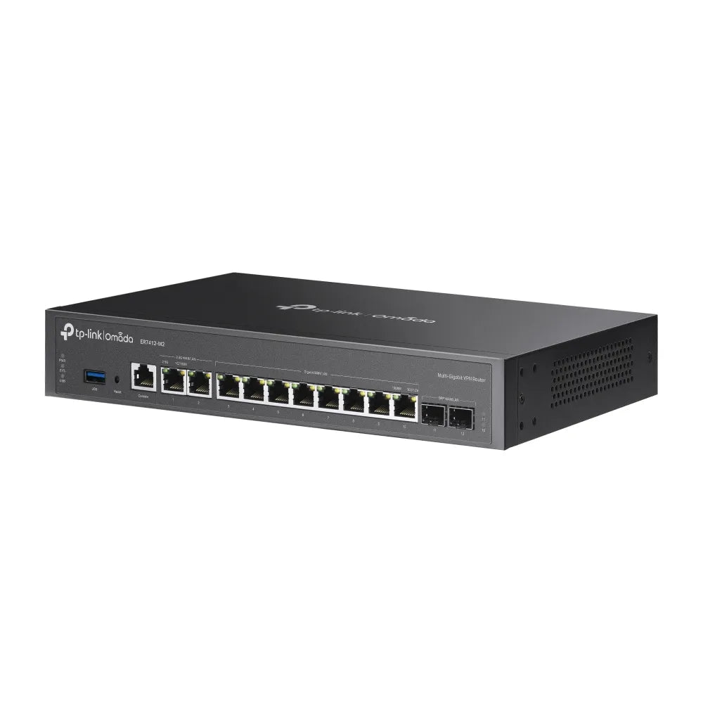 TP-Link Omada Multi-Gigabit VPN Router 2×2.5G RJ45 2×1G SFP 8×1G RJ45 1U Rackmount VPN