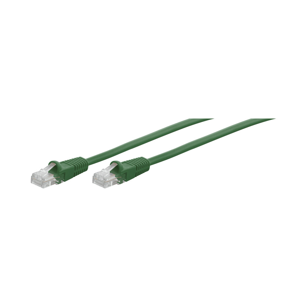 5M CAT5E MOULDED FLYLEAD - GREEN