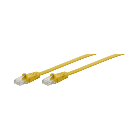 20M CAT5E MOULDED FLYLEAD - YELLOW