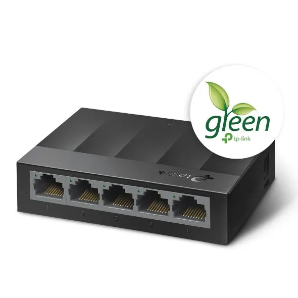 TP-Link 5-Port 10/100/1000Mbps Desktop Network Switch | LS1005G