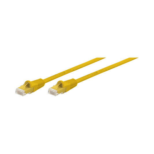5M CAT6 MOULDED FLYLEAD - YELLOW