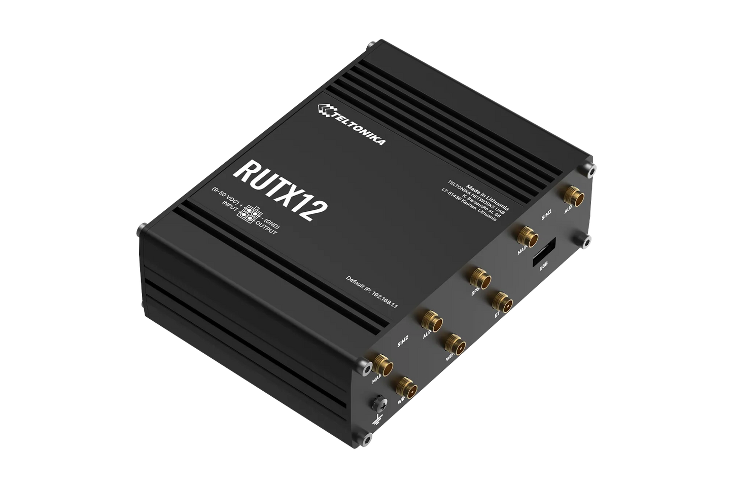 Teltonika Dual SIM Cat 6 Industrial Router | RUTX12