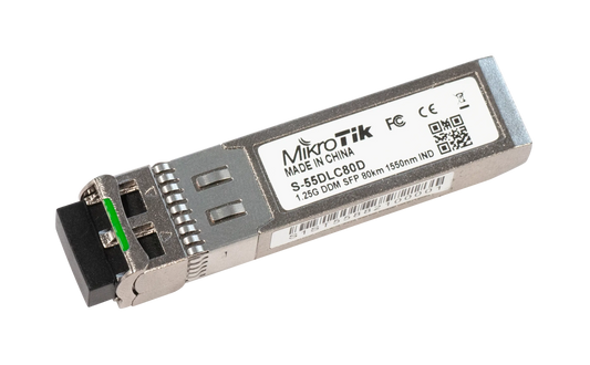 MikroTik Single-mode SFP Module 80Km Dual LC-Connector | MT-RBSFP-SM-81