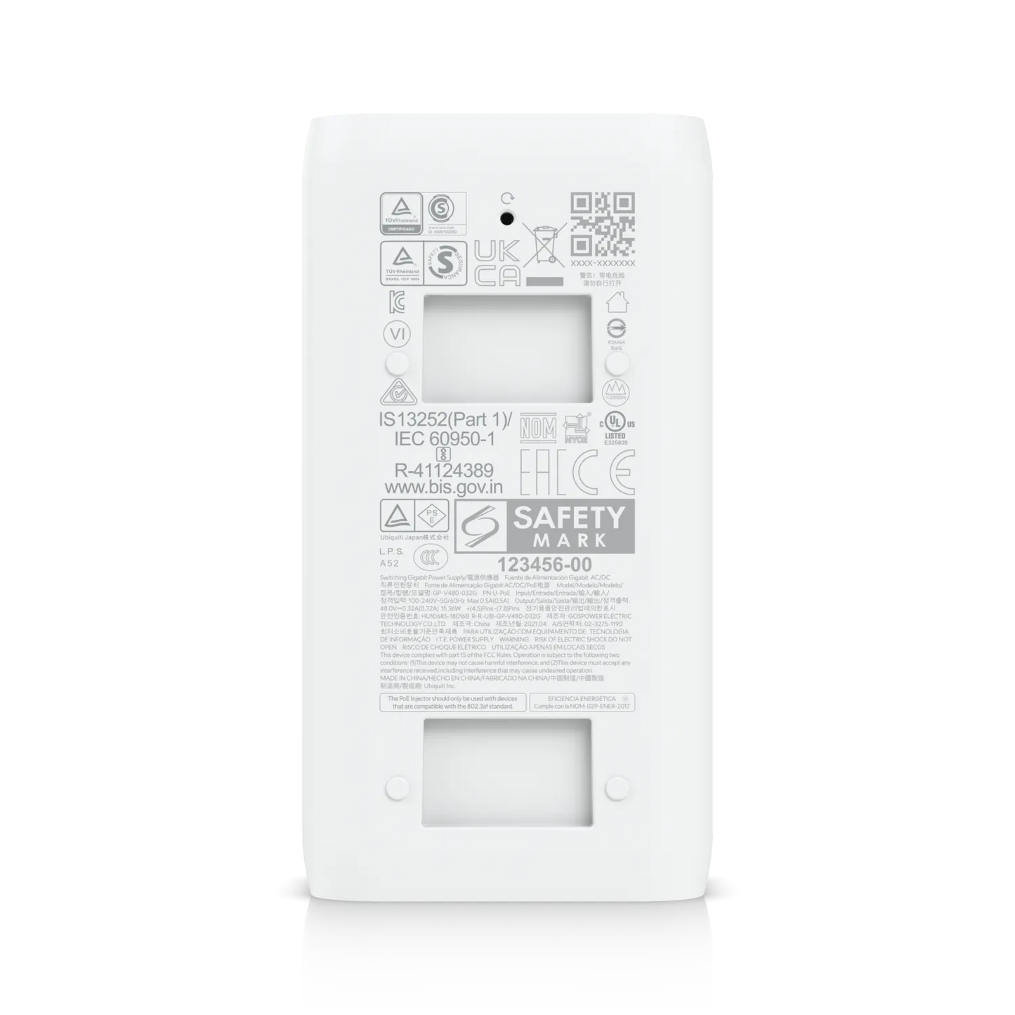 Ubiquiti Gigabit 48V 15W PoE Adapter | U-PoE