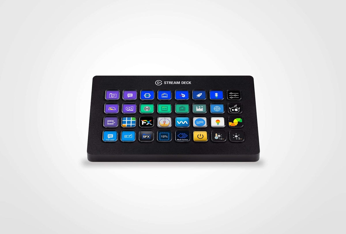 Elgato Stream Deck XL - Live Content Creation Controller with 32 customizable LCD keys; adjustable stand; 10GAT9901
