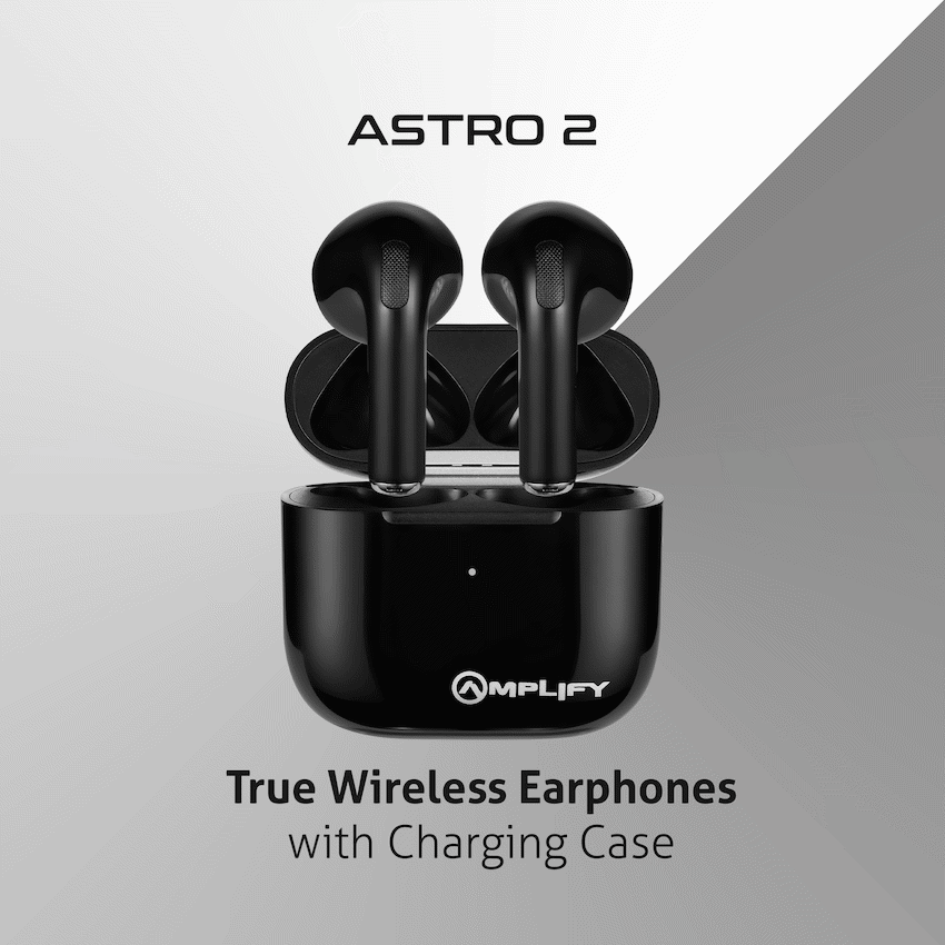 Amplify Astro 2 Series True Wireless Earphones - Black