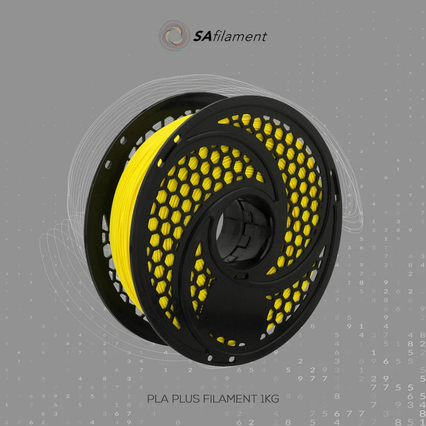 SA Filament Silk PLA Plus Filament 1kg - Yellow