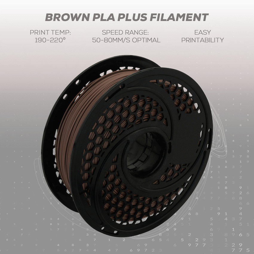 SA Filament Silk PLA Plus Filament 1kg - Brown