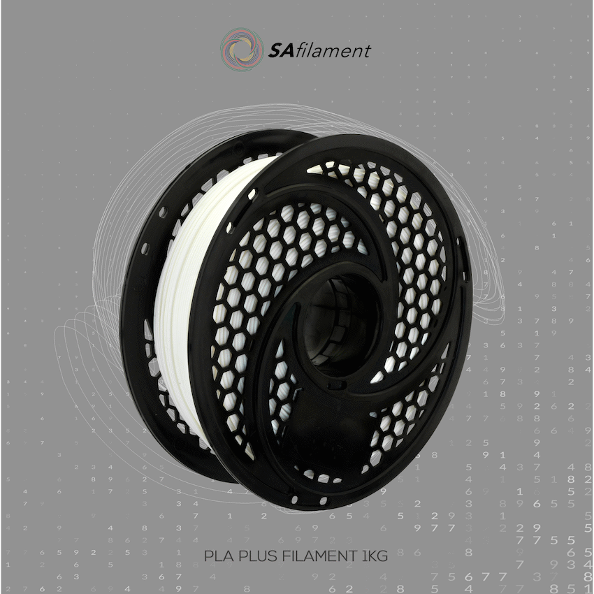 SA Filament PLA Plus Filament 1kg - Pearl White