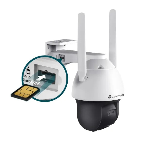 TP-Link VIGI 4MP Outdoor Full-Color 4G Pan Tilt Network Camera | TP-VIGI-C540-4G-4
