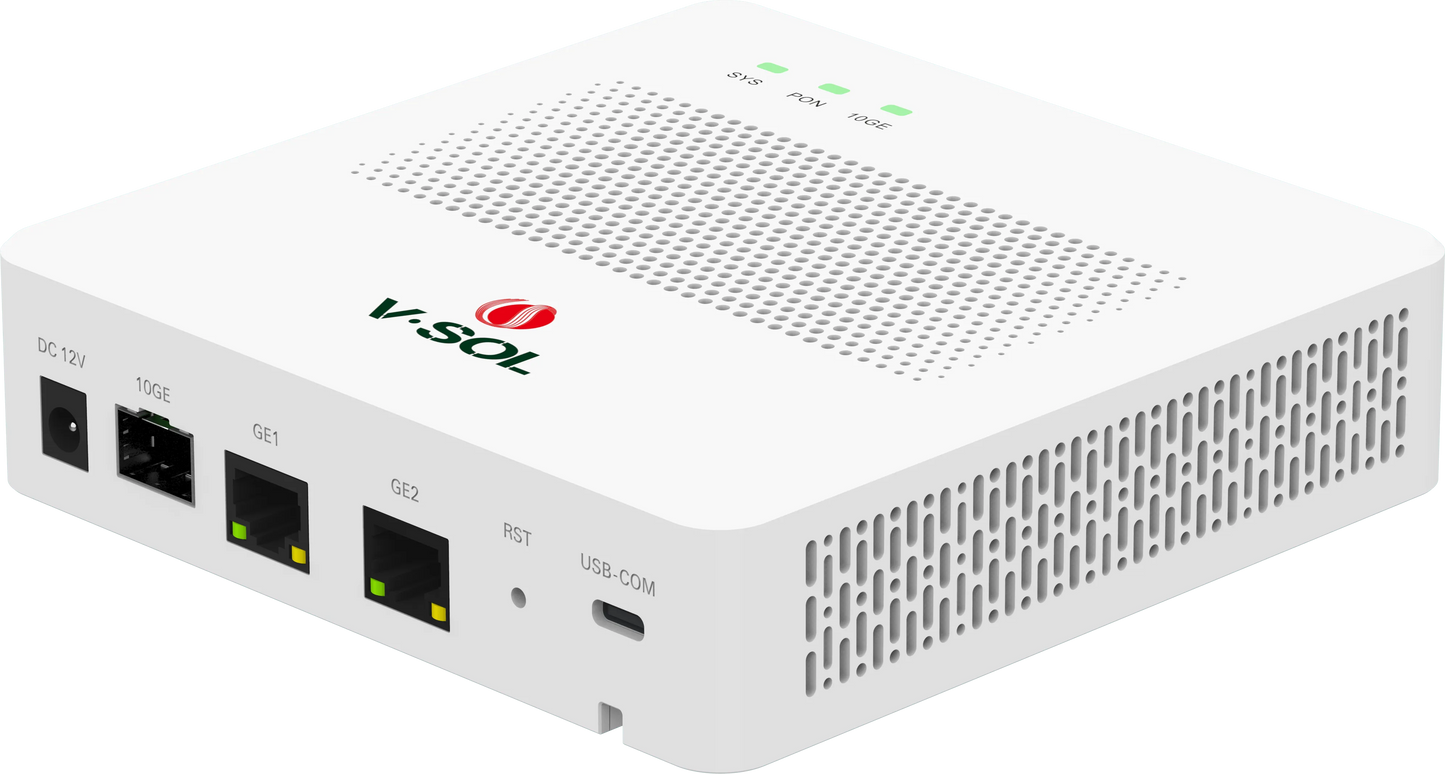 VSOL 1 Port Mini GPON OLT with built-in C++ GPON SFP 1:64 | V1600GS-R