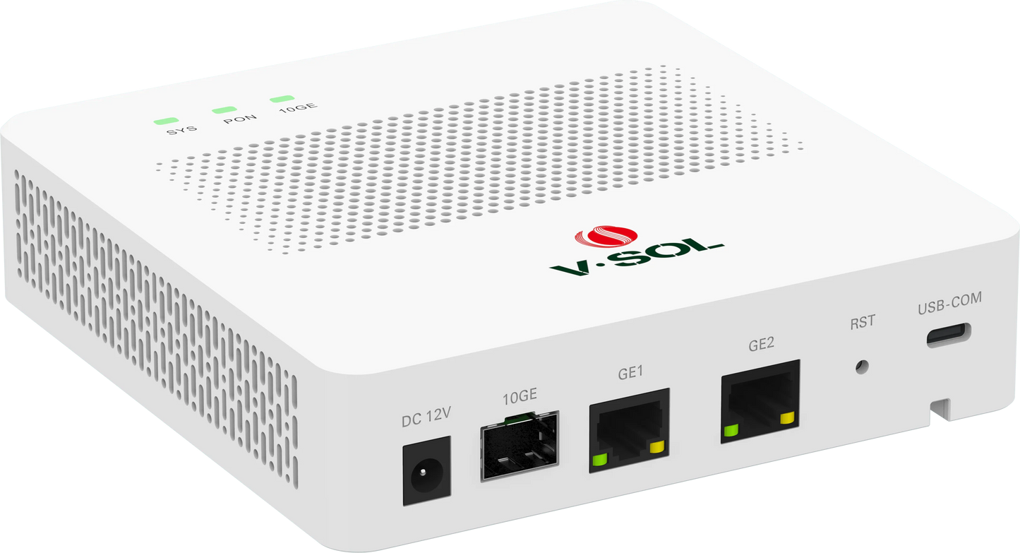 VSOL 1 Port Mini GPON OLT with built-in C++ GPON SFP 1:64 | V1600GS-R