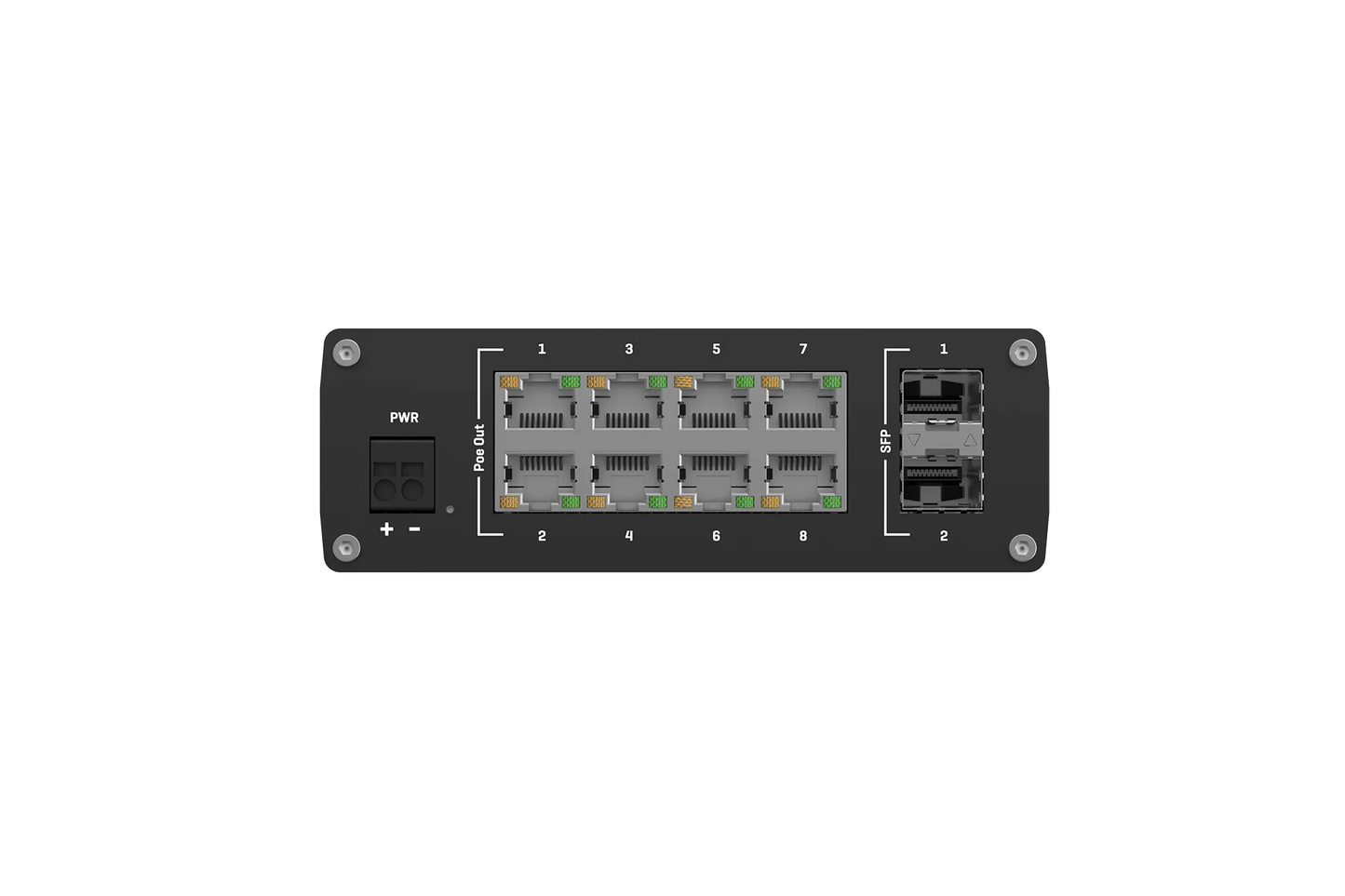 Teltonika 8-Port Gigabit PoE+ Ethernet Switch | TSW200