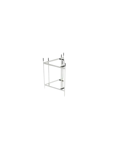 Lattice Mast Casting Cage - Connects to Y-Base Assembly
