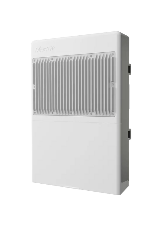 MikroTik netPower 16P, 16x Gb LAN with PoE-out, 2x SFP+ cages, RouterOS L5 or SwitchOS (dual boot), outdoor enclosure, Excludes PSU