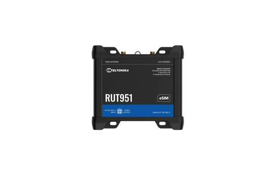 Teltonika Industrial 4G WiFi IoT Router E-Sim version | RUT951
