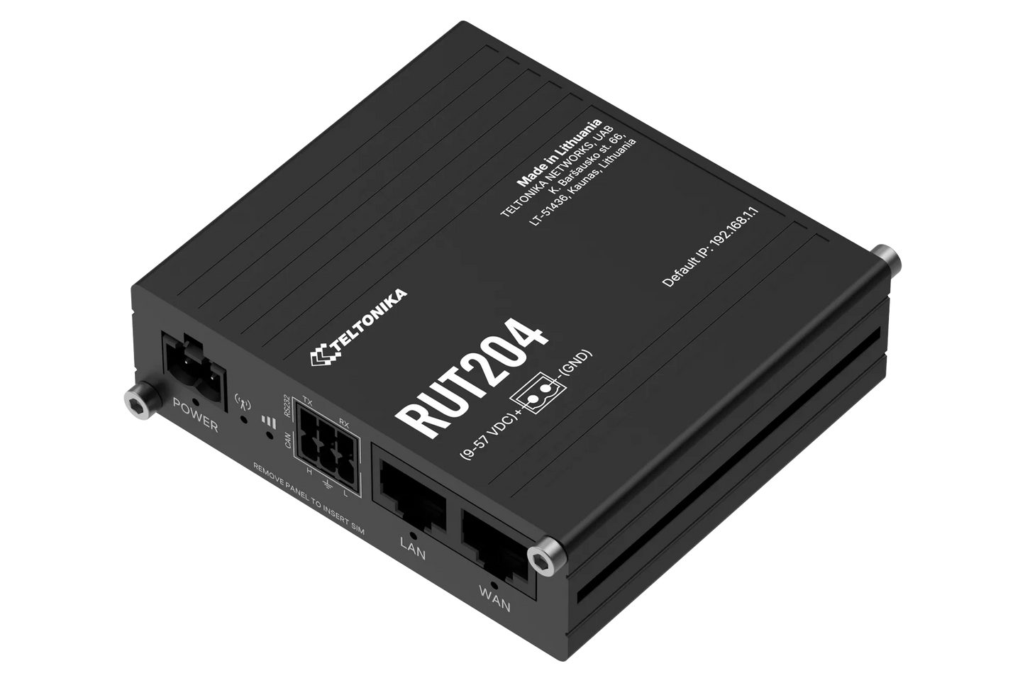 Teltonika 4G/LTE WiFi 4 Industrial CAN Bus Cellular Router | RUT204