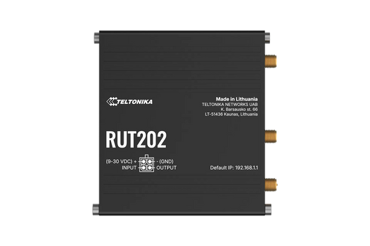 Teltonika 4G/LTE WiFi 4 Industrial Cellular Router | RUT202