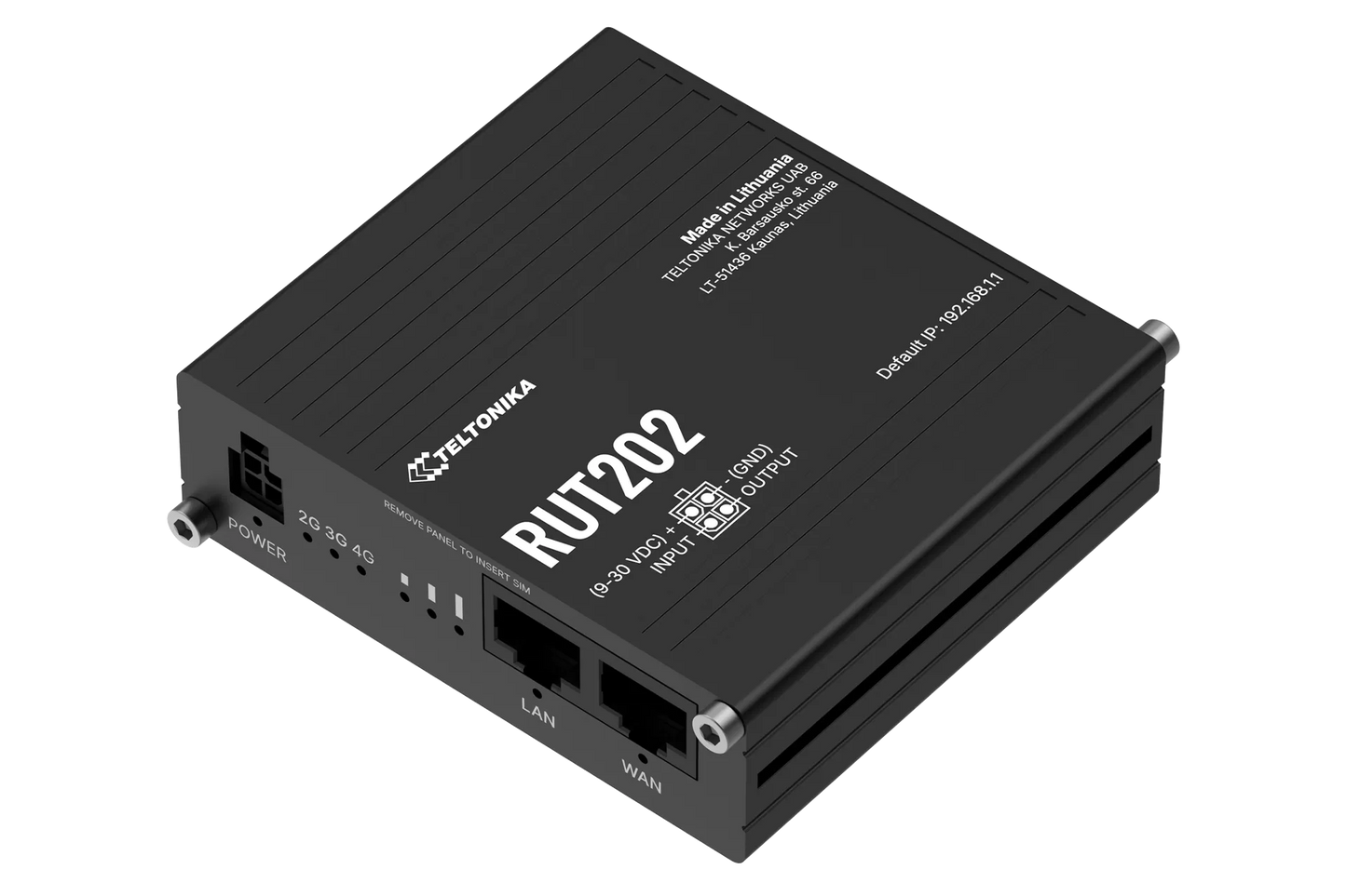 Teltonika 4G/LTE WiFi 4 Industrial Cellular Router | RUT202
